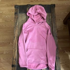 Girls under Armour hoodie pink